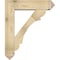 Ekena Millwork Olympic Arts and Crafts Rough Sawn Bracket w/ Offset Brace, Douglas Fir, 8"W x 32"D x 38"H BKT0806X32X38OLY03RDF - alternate 2